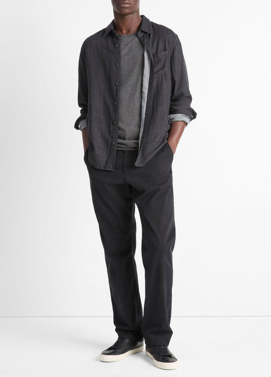 VINCE Men Double Face Long Sleeve in Long Sleeve