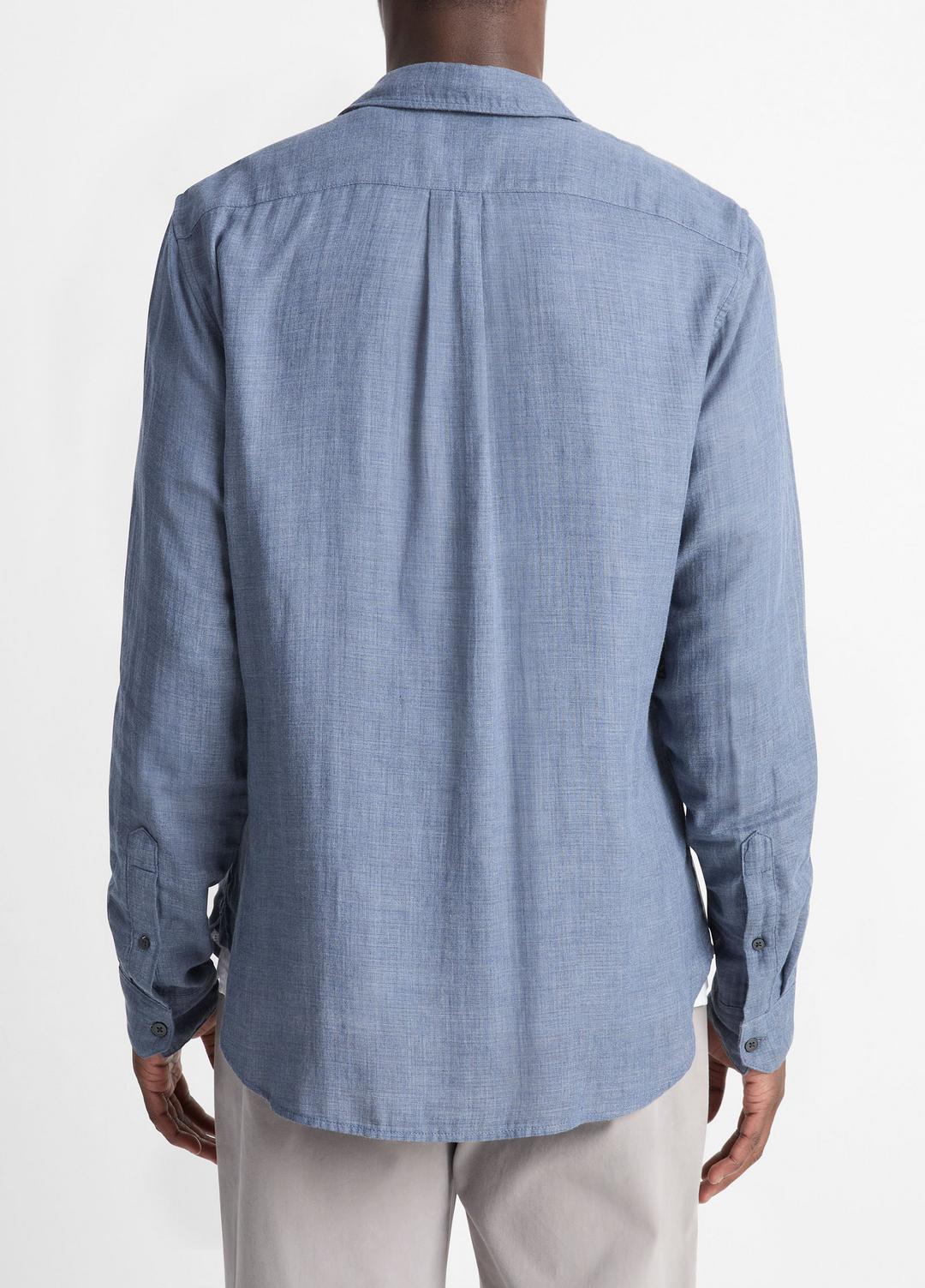 VINCE Men Double Face Long Sleeve in Long Sleeve