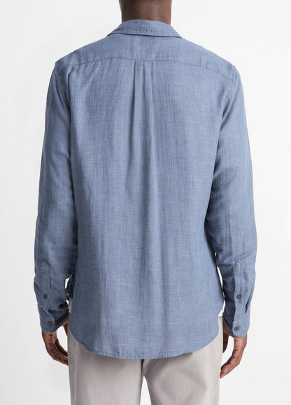 VINCE Men Double Face Long Sleeve in Long Sleeve