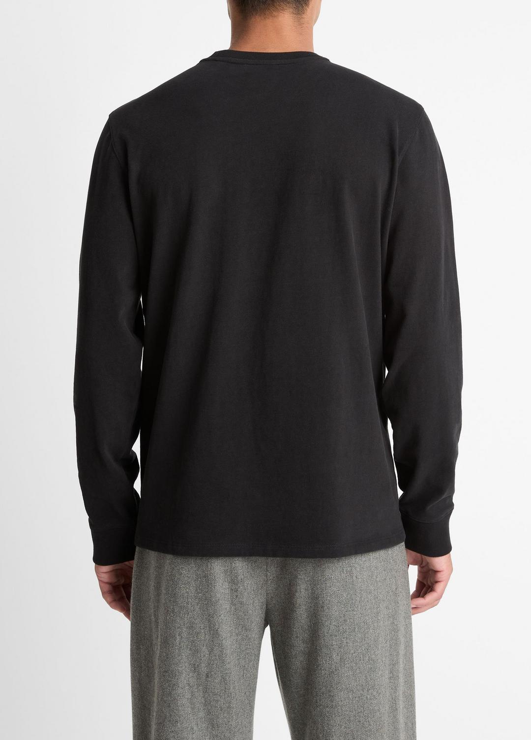 VINCE Men Sueded Jersey Long-Sleeve Pocket T-Shirt in Long Sleeve