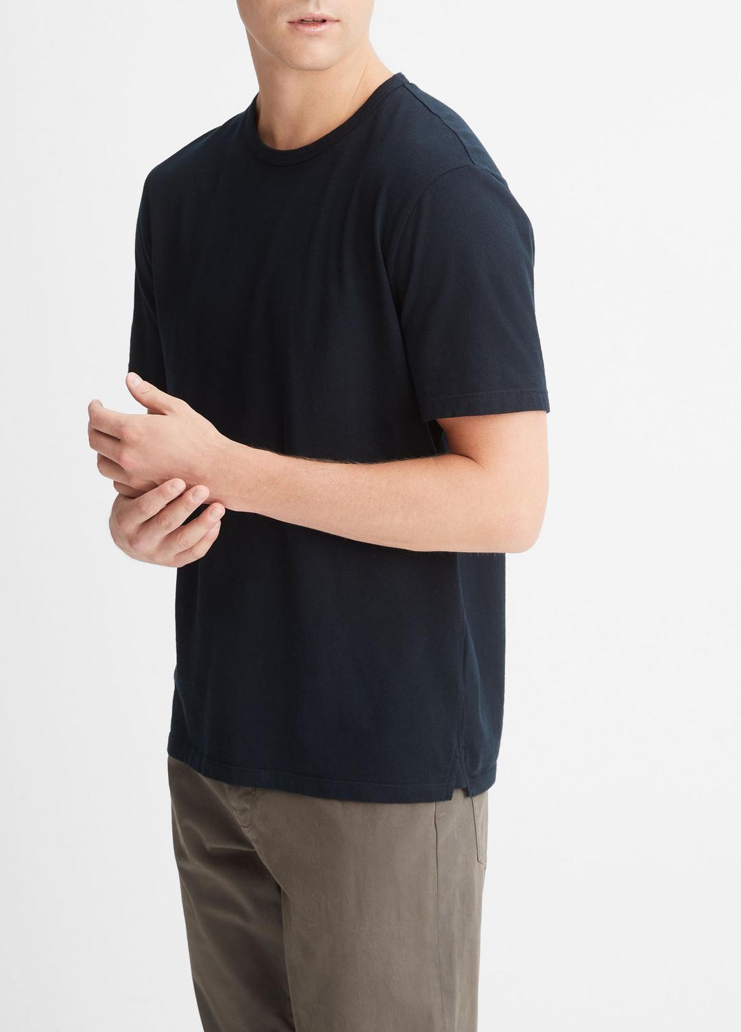 VINCE Men Garment Dye Cotton T-Shirt in T-Shirts & Polos