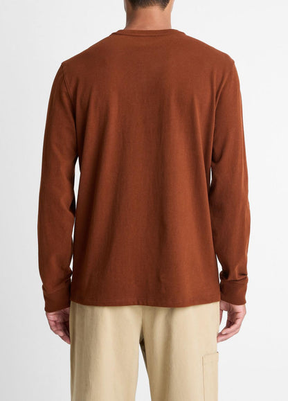 VINCE Men Sueded Jersey Long-Sleeve Pocket T-Shirt in Long Sleeve