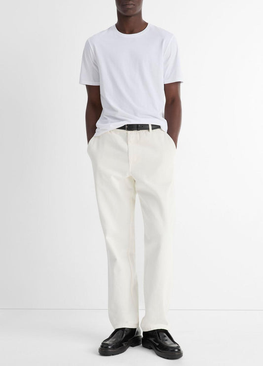 VINCE Men Pima Cotton Crew Neck T-Shirt in Short Sleeve