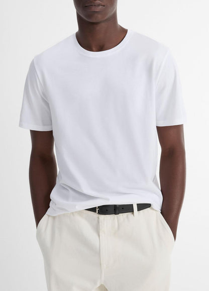 VINCE Men Pima Cotton Crew Neck T-Shirt in Short Sleeve
