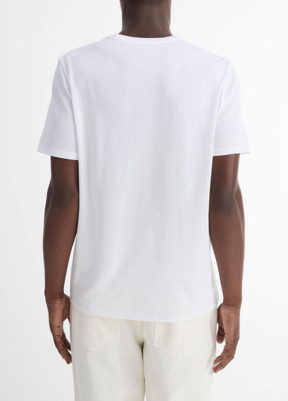 VINCE Men Pima Cotton Crew Neck T-Shirt in Short Sleeve