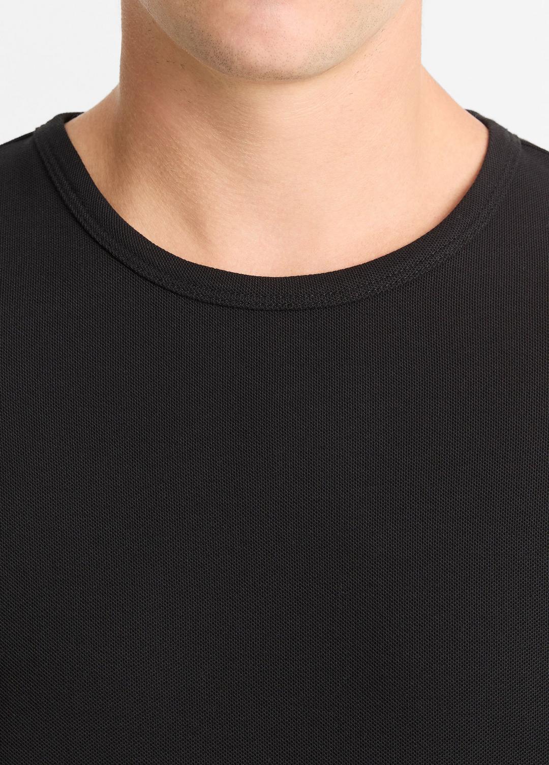 VINCE Men Pima Cotton Piqué Long-Sleeve T-Shirt in Long Sleeve