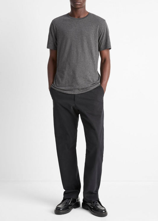 VINCE Men Pima Cotton Crew Neck T-Shirt in Short Sleeve