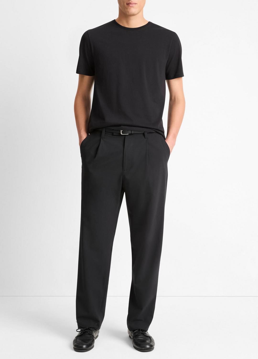 VINCE Men Pima Cotton Crew Neck T-Shirt in Short Sleeve