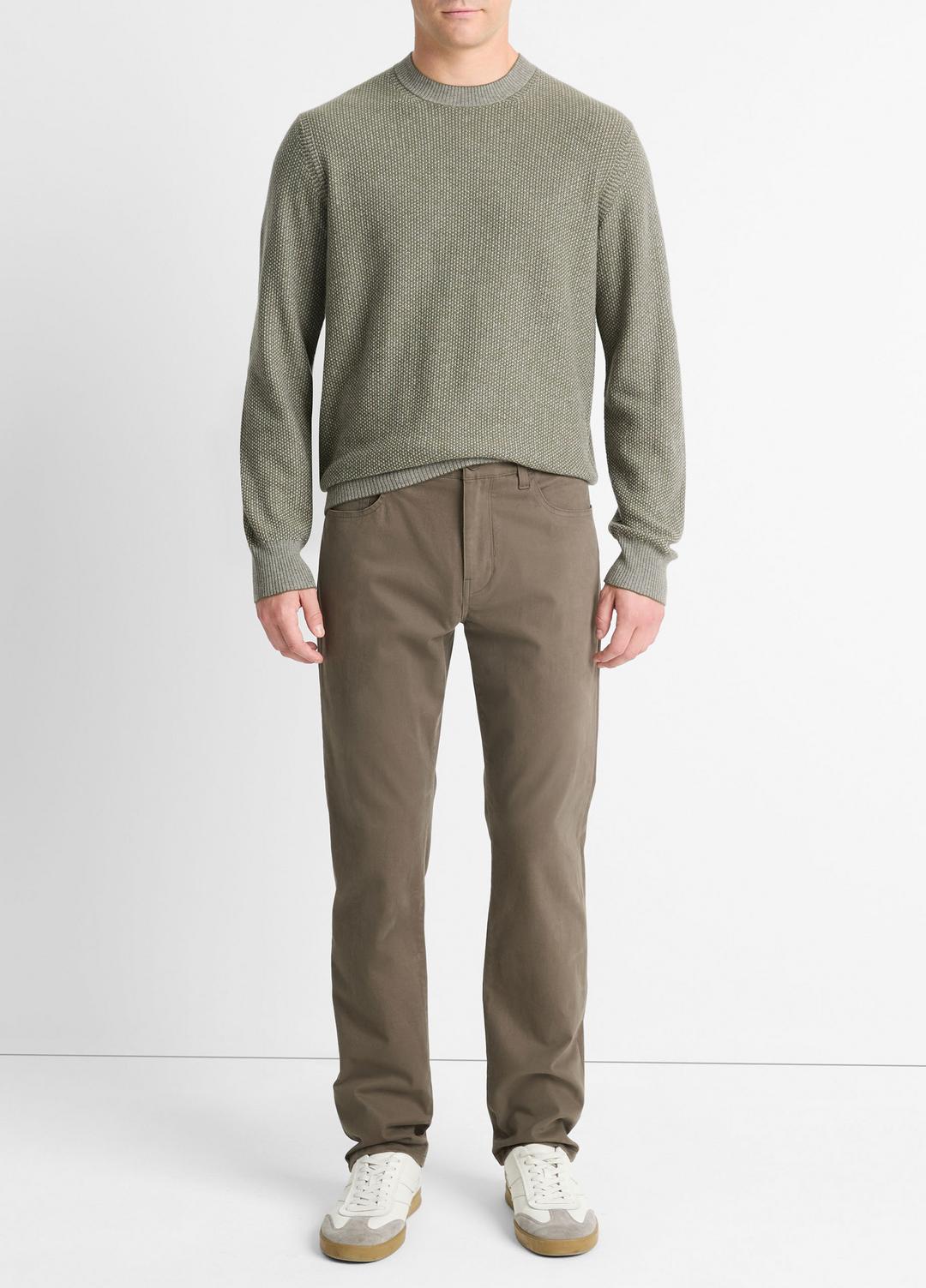 VINCE Men Dylan Slim 5-Pocket Peached Stretch-Cotton Pant in Trousers