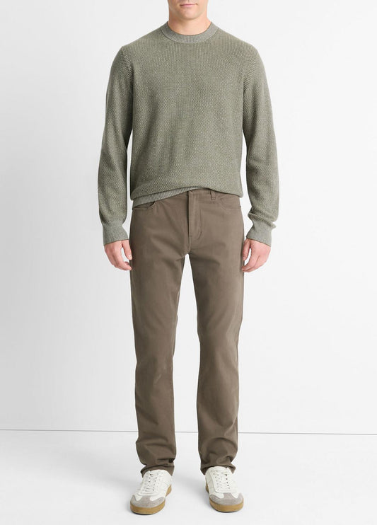 VINCE Men Dylan Slim 5-Pocket Peached Stretch-Cotton Pant in Trousers