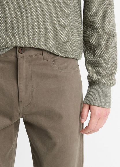 VINCE Men Dylan Slim 5-Pocket Peached Stretch-Cotton Pant in Trousers