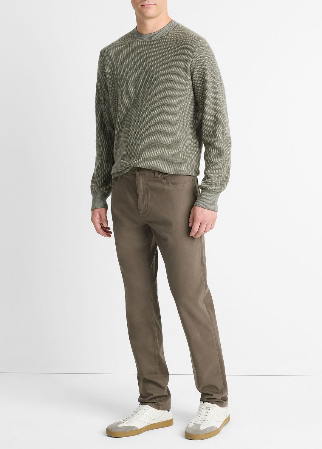 VINCE Men Dylan Slim 5-Pocket Peached Stretch-Cotton Pant in Trousers