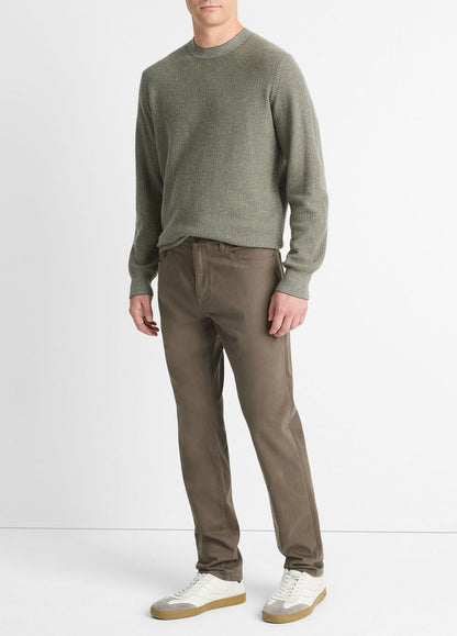 VINCE Men Dylan Slim 5-Pocket Peached Stretch-Cotton Pant in Trousers