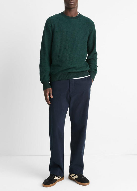 VINCE Men Louie Relaxed Stretch-Cotton Pant in Trousers