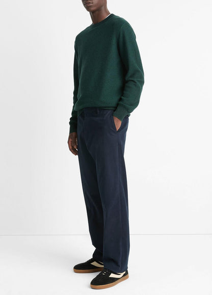VINCE Men Louie Relaxed Stretch-Cotton Pant in Trousers