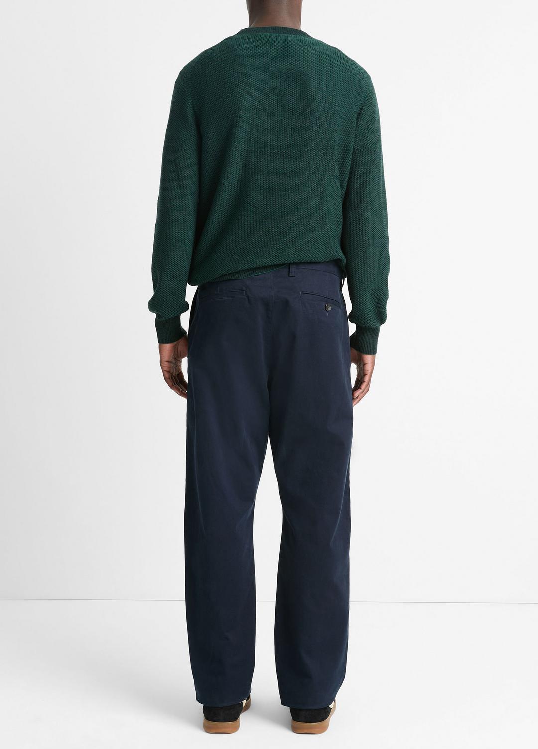 VINCE Men Louie Relaxed Stretch-Cotton Pant in Trousers