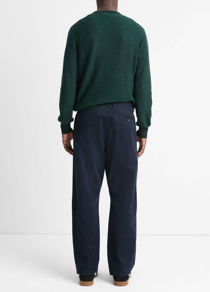 VINCE Men Louie Relaxed Stretch-Cotton Pant in Trousers