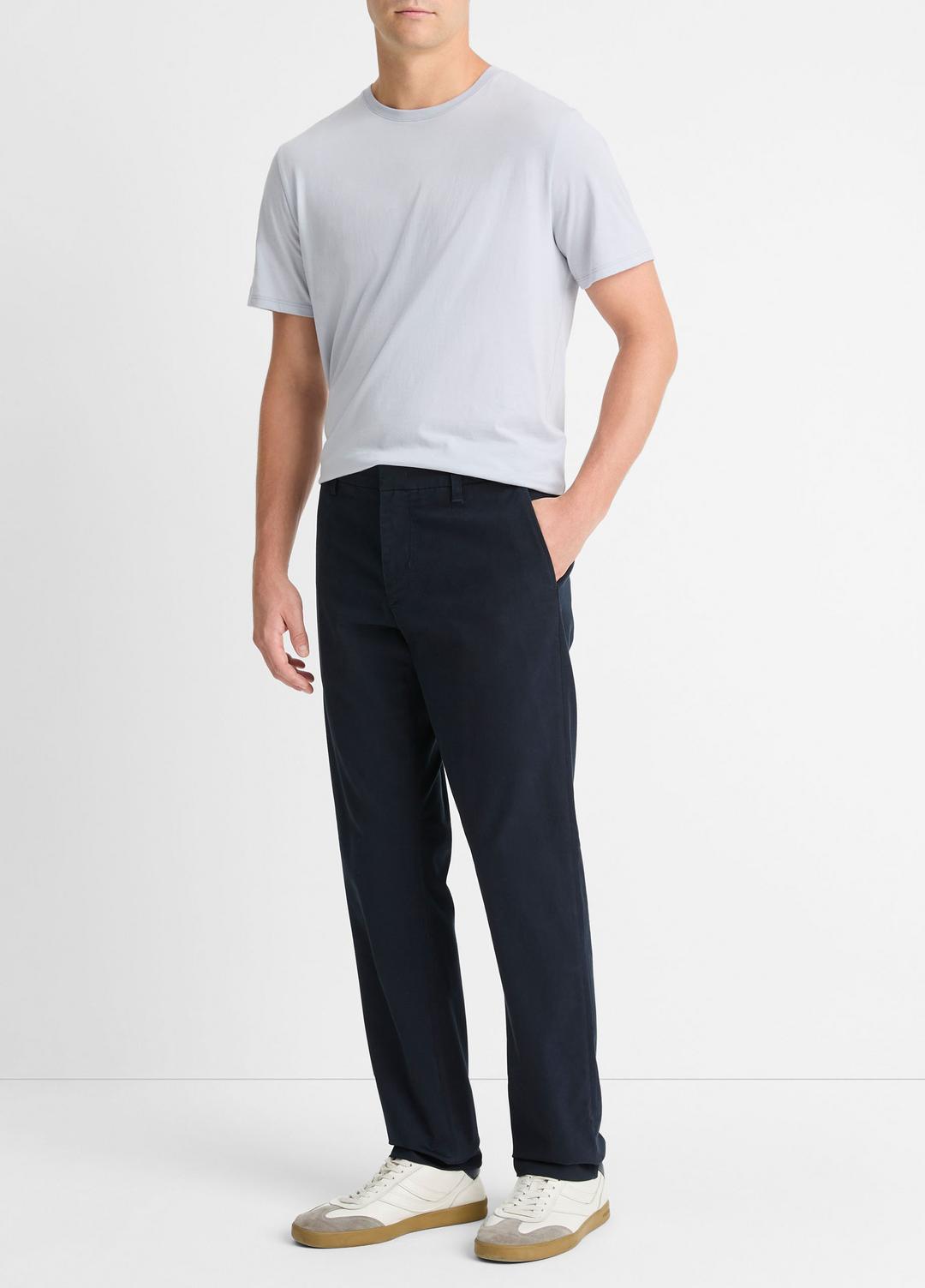 VINCE Men Dylan Slim Cotton Chino Pant in Trousers
