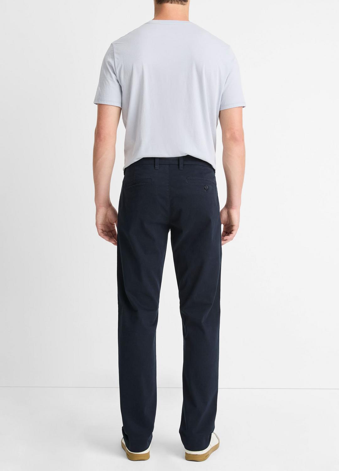 VINCE Men Dylan Slim Cotton Chino Pant in Trousers