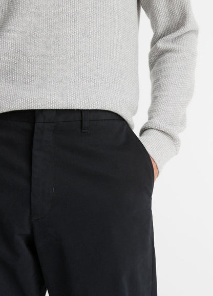 VINCE Men Louie Relaxed Stretch-Cotton Pant in Trousers