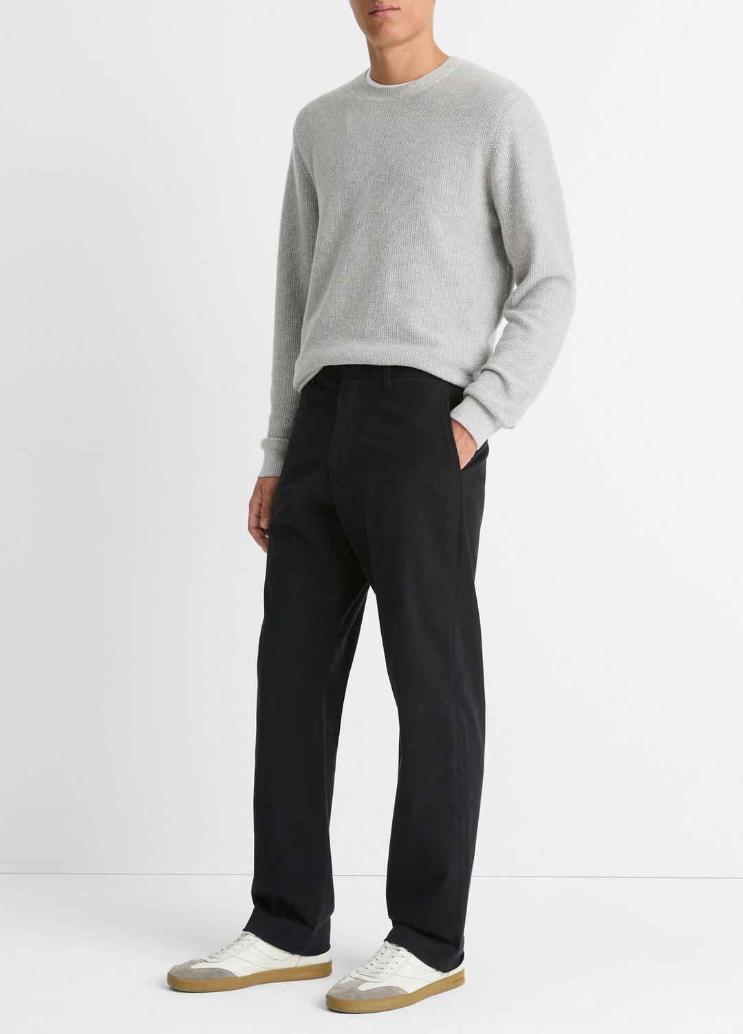 VINCE Men Louie Relaxed Stretch-Cotton Pant in Trousers