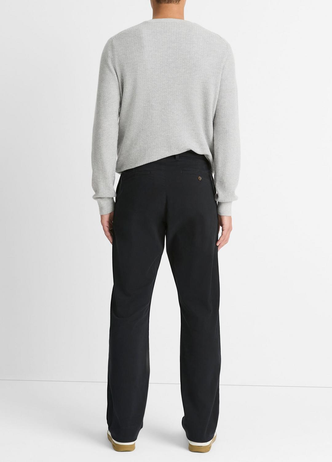 VINCE Men Louie Relaxed Stretch-Cotton Pant in Trousers