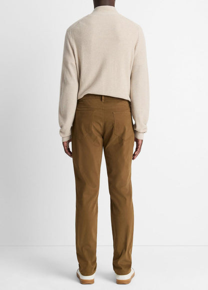 VINCE Men Dylan Slim 5-Pocket Peached Stretch-Cotton Pant in Trousers