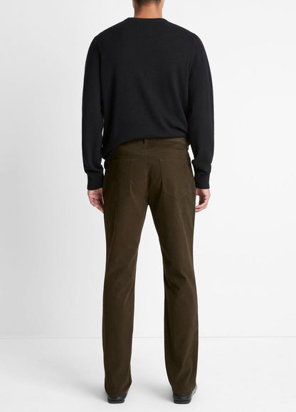 VINCE Men Dylan Slim 5-Pocket Peached Stretch-Cotton Pant in Trousers