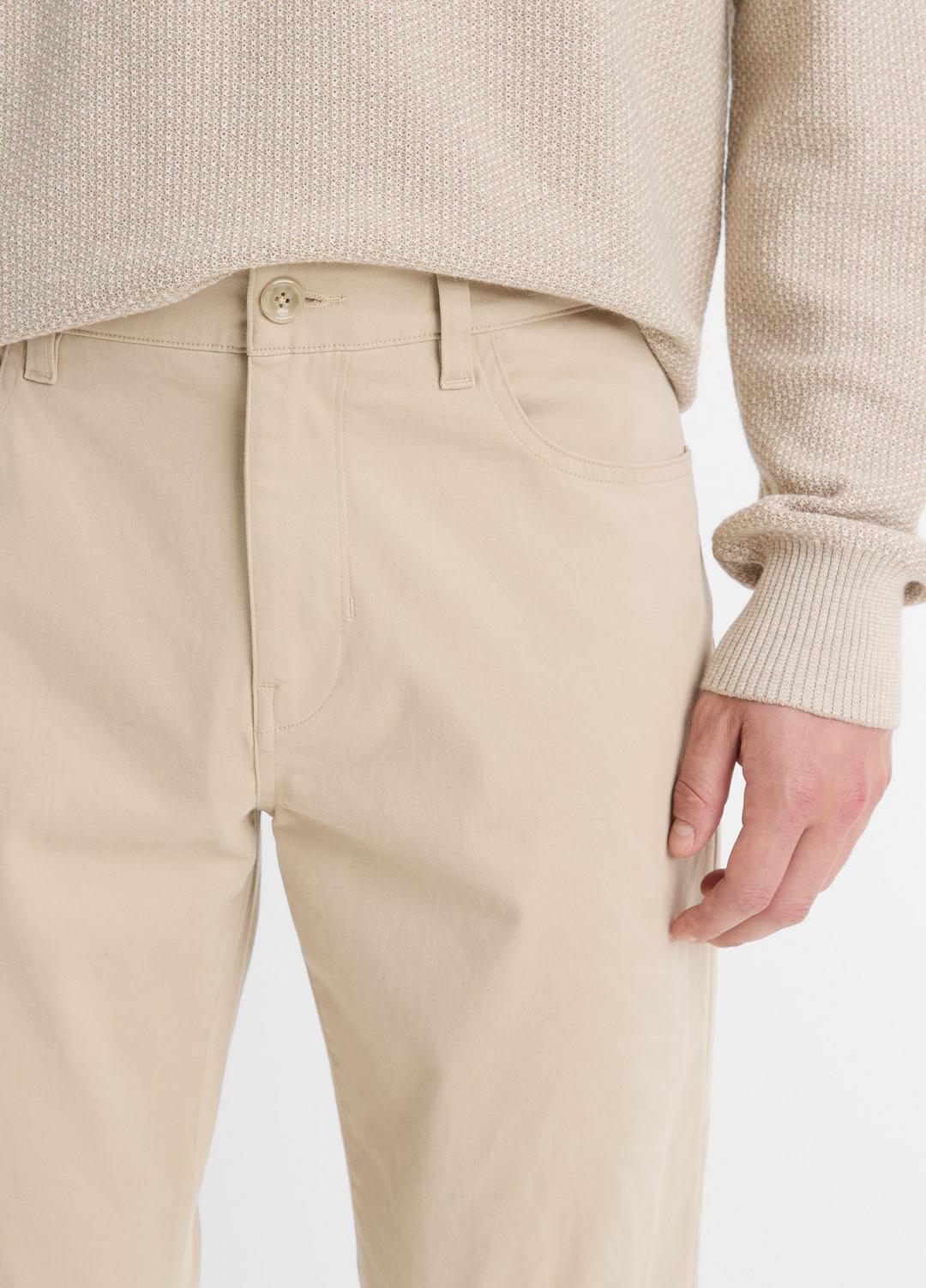 VINCE Men Dylan Slim 5-Pocket Peached Stretch-Cotton Pant in Trousers