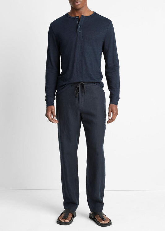 VINCE Men Lightweight Hemp Pant in Trousers