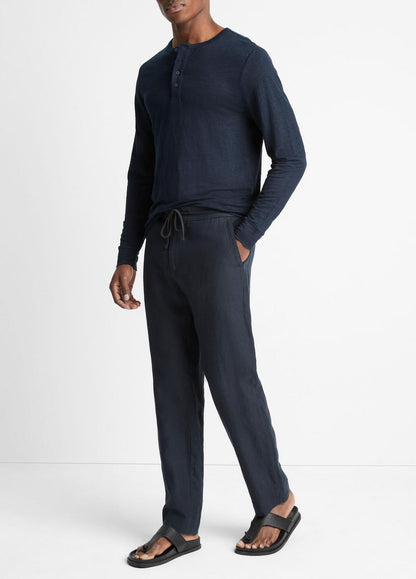 VINCE Men Lightweight Hemp Pant in Trousers