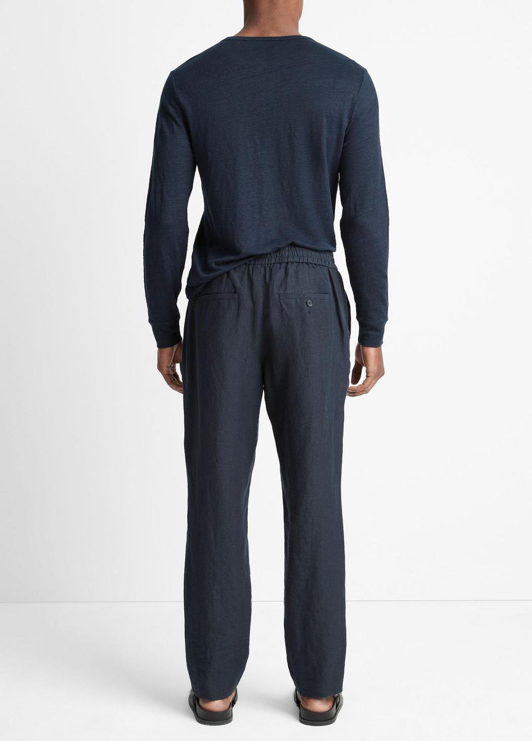 VINCE Men Lightweight Hemp Pant in Trousers