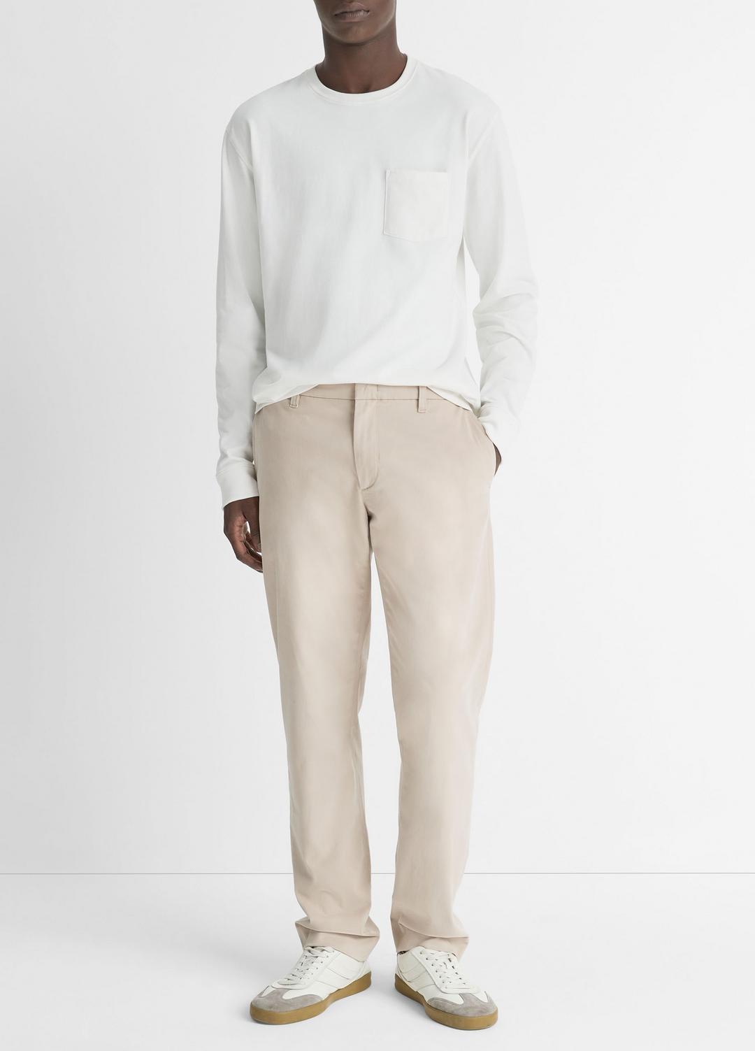 VINCE Men Dylan Slim Cotton Chino Pant in Trousers