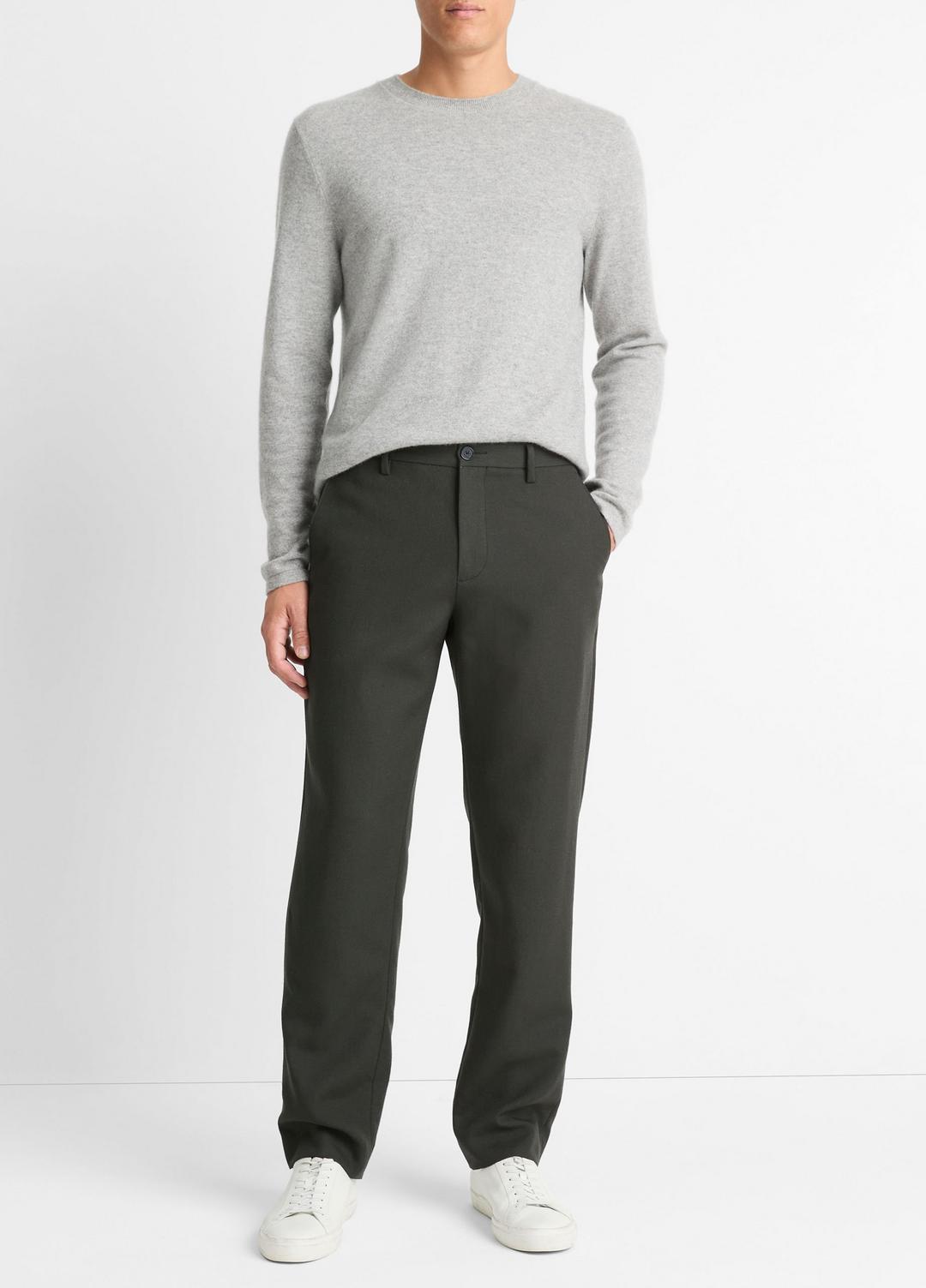 VINCE Men Owen Athletic Wool Suiting Pant in Trousers