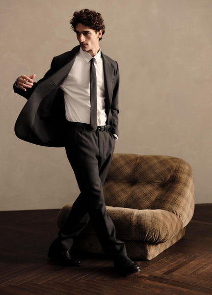 VINCE Men Owen Athletic Wool Suiting Pant in Trousers