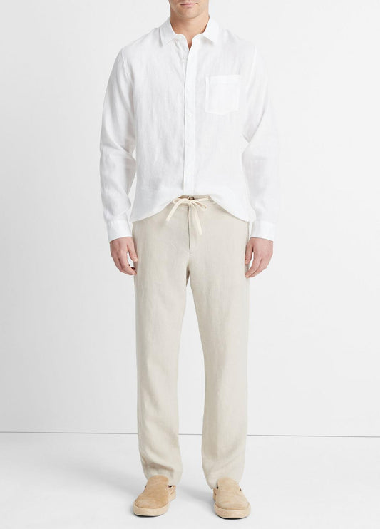 VINCE Men Lightweight Hemp Pant in Trousers