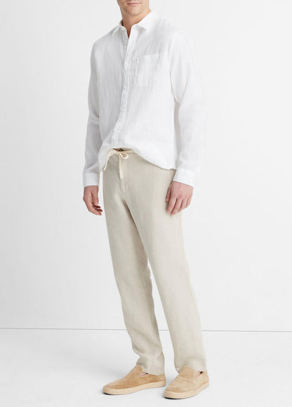 VINCE Men Lightweight Hemp Pant in Trousers