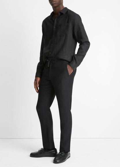 VINCE Men Lightweight Hemp Pant in Trousers