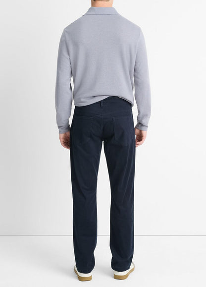 VINCE Men Dylan Slim 5-Pocket Peached Stretch-Cotton Pant in Trousers