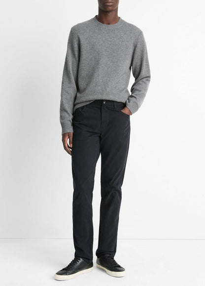 VINCE Men Dylan Slim 5-Pocket Peached Stretch-Cotton Pant in Trousers