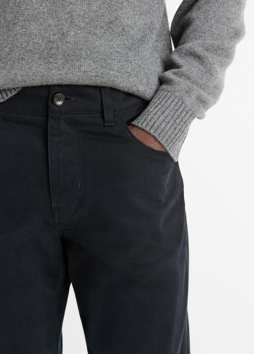 VINCE Men Dylan Slim 5-Pocket Peached Stretch-Cotton Pant in Trousers