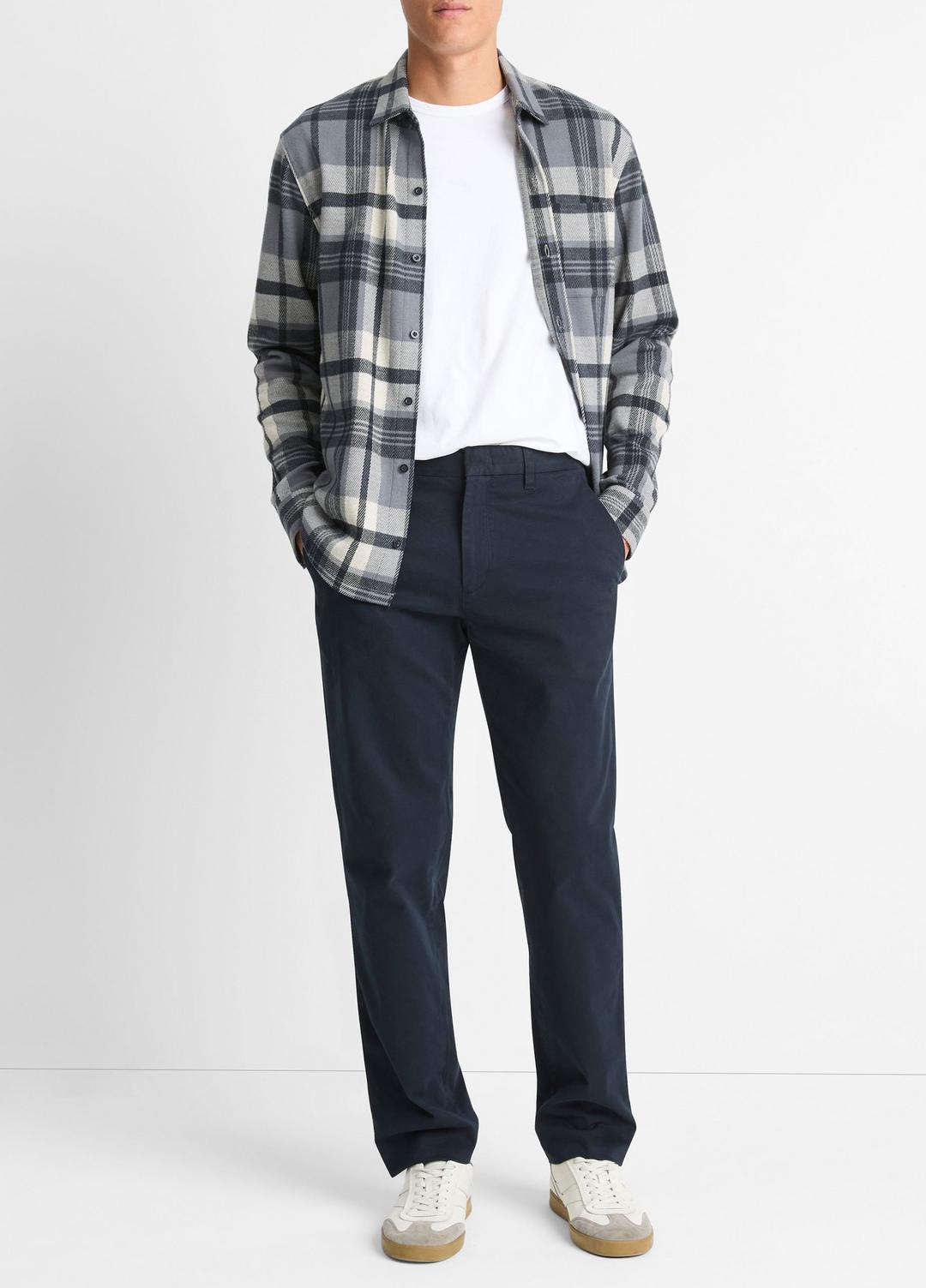 VINCE Men Owen Athletic Stretch-Cotton Pant in Trousers