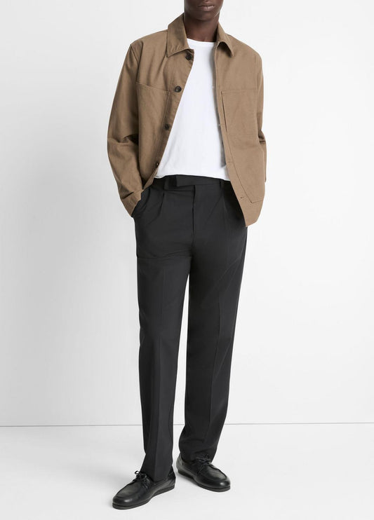 VINCE Men Louie Relaxed Pleated Trouser in Trousers