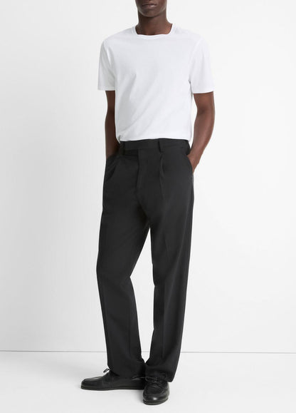 VINCE Men Louie Relaxed Pleated Trouser in Trousers