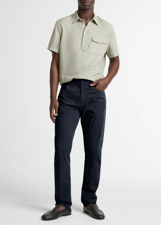 VINCE Men Dylan Slim 5-Pocket Cotton Sateen Pant in Trousers
