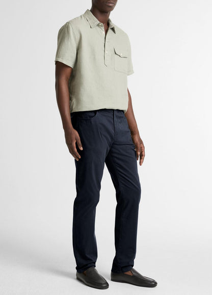 VINCE Men Dylan Slim 5-Pocket Cotton Sateen Pant in Trousers