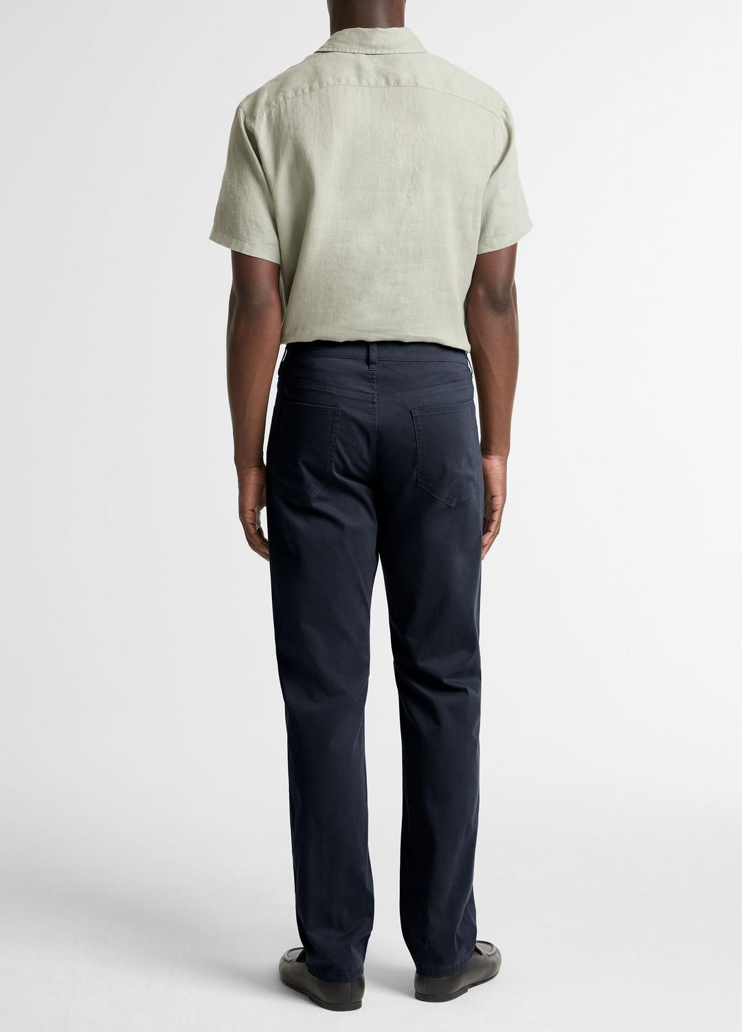 VINCE Men Dylan Slim 5-Pocket Cotton Sateen Pant in Trousers