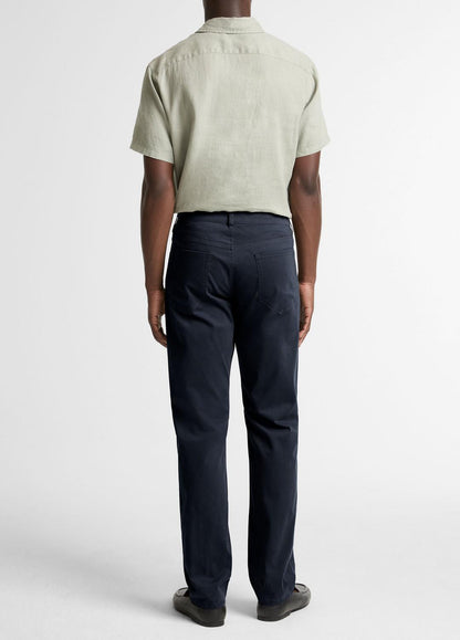 VINCE Men Dylan Slim 5-Pocket Cotton Sateen Pant in Trousers