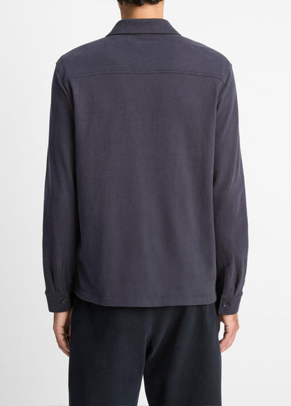 VINCE Men Heavy Sueded Cotton Shirt Jacket in Shirt Jackets