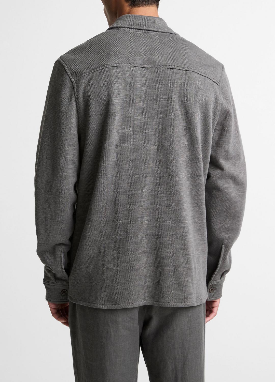 VINCE Men Double-Slub Cotton-Blend Shirt Jacket in Jackets